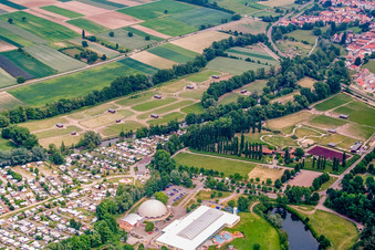 Moby Dick und Straussenfarm in Rülzheim im Bundesland Rheinland-Pfalz, Deutschland