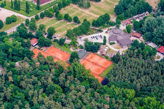 Luftaufnahme von Tennisclub Rülzheim im Bundesland Rheinland-Pfalz, Deutschland