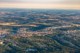 Pirmasens im Bundesland Rheinland-Pfalz, Deutschland aus der Vogelperspektive