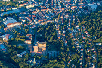 Pirmasens im Bundesland Rheinland-Pfalz, Deutschland aus der Drohnenperspektive