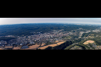 Panorama in Kaiserslautern im Bundesland Rheinland-Pfalz, Deutschland
