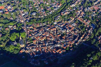 Altstadt aus Osten in Meisenheim im Bundesland Rheinland-Pfalz, Deutschland