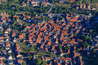 Altstadt aus Süden in Odernheim am Glan im Bundesland Rheinland-Pfalz, Deutschland