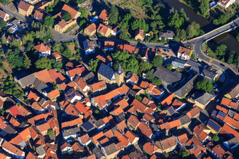Protestantische Kirche in Odernheim am Glan im Bundesland Rheinland-Pfalz, Deutschland