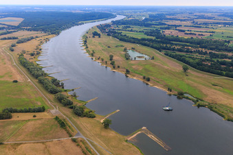 Lauenburger Elbvorland in Lanze im Bundesland Schleswig-Holstein, Deutschland