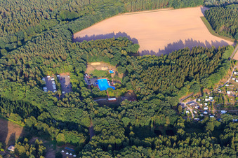 Waldbad Amelinghausen und Campingplatz im Bundesland Niedersachsen, Deutschland