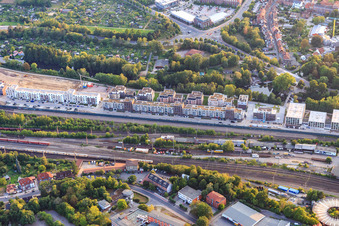 Neubaugebiet Ilmenaugarten in Lüneburg im Bundesland Niedersachsen, Deutschland
