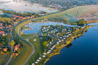 Campingplatz Flecken an der Elbe in Artlenburg im Bundesland Niedersachsen, Deutschland