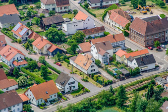 Luftaufnahme von Jahnstr in Barbelroth im Bundesland Rheinland-Pfalz, Deutschland