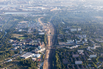 Bahnhof Wilhelmsburg in Hamburg, Deutschland