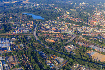 Phoenix-Center und ELBCAMPUS Hamburg im Ortsteil Harburg, Deutschland