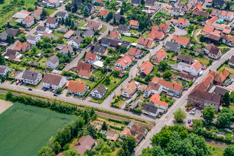 Schrägluftbild von Jahnstr in Barbelroth im Bundesland Rheinland-Pfalz, Deutschland