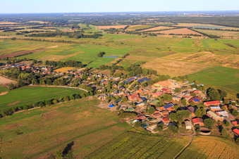 Dortansicht aus Südwesten in Lanze im Bundesland Schleswig-Holstein, Deutschland