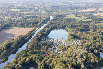 Witzeeze, Camping Forellensee im Bundesland Schleswig-Holstein, Deutschland