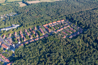 Luftbild von Ortsteil Bockelsberg in Lüneburg im Bundesland Niedersachsen, Deutschland