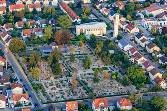 Friedhof in Kandel im Bundesland Rheinland-Pfalz, Deutschland