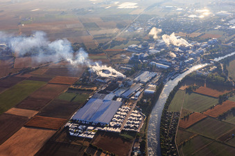 Luftbild von ICL Germany Ladenburg / BK Giulini GmbH im Bundesland Baden-Württemberg, Deutschland