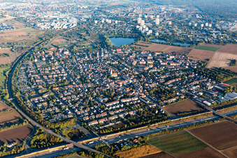 Ortsteil Feudenheim in Mannheim im Bundesland Baden-Württemberg, Deutschland