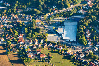 Destag Natursteinwerk im Ortsteil Reichenbach in Lautertal im Bundesland Hessen, Deutschland