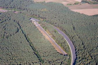 Luftaufnahme von Rodgau, Opel Test Center im Ortsteil Dudenhofen im Bundesland Hessen, Deutschland