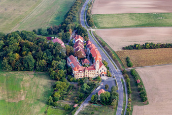 Schrägluftbild von Wipfeld im Bundesland Bayern, Deutschland