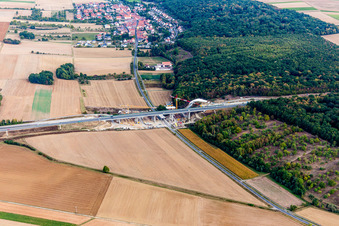 Schraudenbach, A7 in Werneck im Bundesland Bayern, Deutschland