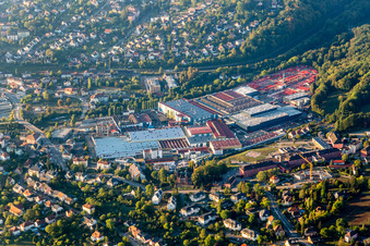 Schrägluftbild von Saverne im Bundesland Bas-Rhin, Frankreich