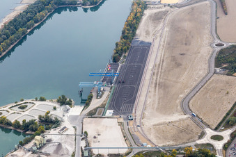 Lauterbourg, neuer Hafen im Bundesland Bas-Rhin, Frankreich