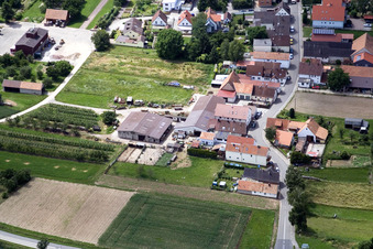 Wiesenstr im Ortsteil Mühlhofen in Billigheim-Ingenheim im Bundesland Rheinland-Pfalz, Deutschland