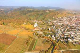 Luftbild von Edith-Stein-Fachklinik - Klinik für Orthopädie aus Süden in Bad Bergzabern im Bundesland Rheinland-Pfalz, Deutschland