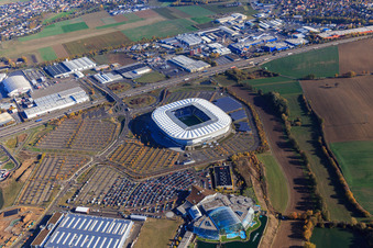 PreZero Arena FC Hoffenheim in Sinsheim im Bundesland Baden-Württemberg, Deutschland