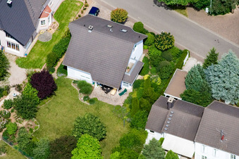 Klingbachstr in Steinweiler im Bundesland Rheinland-Pfalz, Deutschland aus der Luft