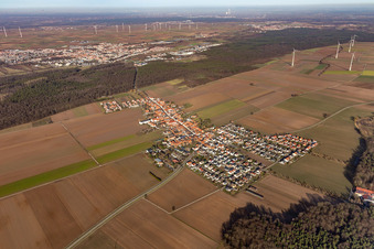 Hayna von Südwesten in Herxheim bei Landau im Bundesland Rheinland-Pfalz, Deutschland