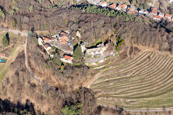 Schloss Kropsburg in Sankt Martin im Bundesland Rheinland-Pfalz, Deutschland