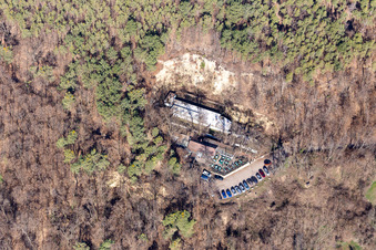 Waldgaststätte Pfalzblick in Ruppertsberg im Bundesland Rheinland-Pfalz, Deutschland
