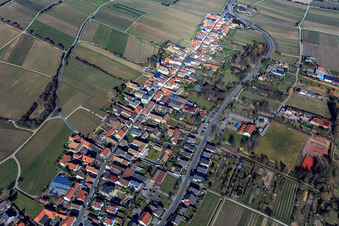 Weinstraße und Umgehung Im Stift in Forst an der Weinstraße im Bundesland Rheinland-Pfalz, Deutschland