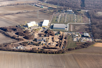 Pfalzwerke Umspannwerk in Mutterstadt im Bundesland Rheinland-Pfalz, Deutschland