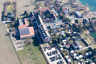 Schrägluftbild von Lindner Hotel & Spa Binshof in Speyer im Bundesland Rheinland-Pfalz, Deutschland