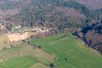 Rothofweg aus Westen in Staufen im Breisgau im Bundesland Baden-Württemberg, Deutschland