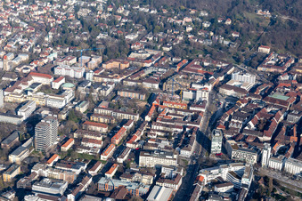 Fahnenbergplatz, Europaplatz im Ortsteil Altstadt in Freiburg im Breisgau im Bundesland Baden-Württemberg, Deutschland