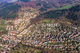 Reutebachstr im Ortsteil Zähringen in Freiburg im Breisgau im Bundesland Baden-Württemberg, Deutschland