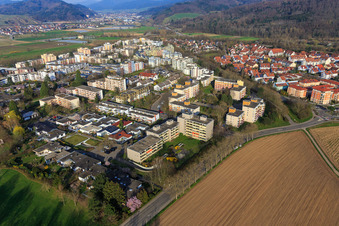 Luftbild von Denzlingen von Südwesten im Bundesland Baden-Württemberg, Deutschland