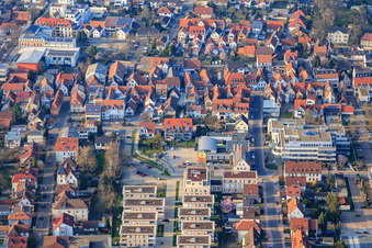 Im Stadtkern und VG-Verwaltung in Kandel im Bundesland Rheinland-Pfalz, Deutschland