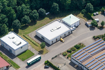 Gewerbegebiet Am Gäxwald in Herxheim bei Landau im Bundesland Rheinland-Pfalz, Deutschland