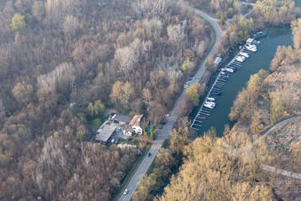 Rheinschänke in Leimersheim im Bundesland Rheinland-Pfalz, Deutschland