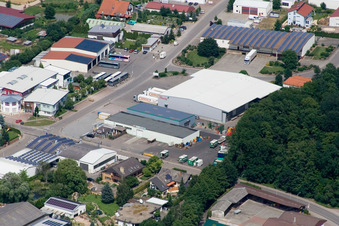 Industriegebiet O, Am Gäxwald in Herxheim bei Landau im Bundesland Rheinland-Pfalz, Deutschland