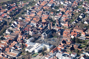 Stadthalle Marktplatz in Kandel im Bundesland Rheinland-Pfalz, Deutschland