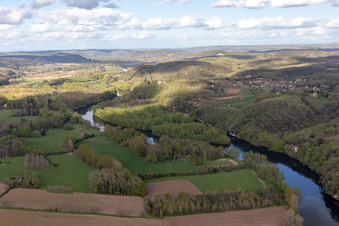 Dordogne Insel in Carsac-Aillac, Frankreich