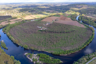Cingle de Montfort, Dordogneschleife in Vitrac, Frankreich