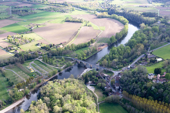 Dordogne Brücke in Vitrac, Frankreich